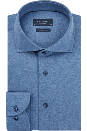 Profuomo Knitted Overhemd Katoen (Maat 37)