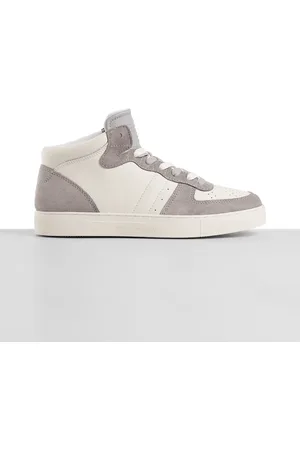 Emporio Armani Sneakers Grijs Leer (Maat 41)