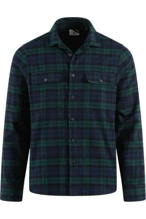 Orian Overshirt Groen Flanel (Maat S)