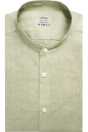ALTEA Shirt Linnen Lichtgroen (Maat L)