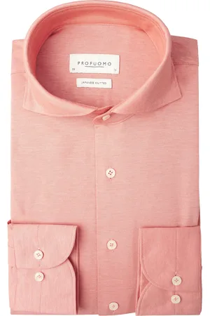 Profuomo Japanese Knitted Overhemd Katoen (Maat 38)