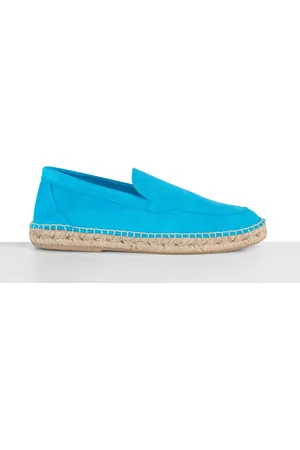 Abarca Espadrille Suède Aqua (Maat 41)