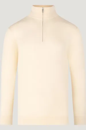 Profuomo Half-zip Trui Lyocell Blend (Maat L)