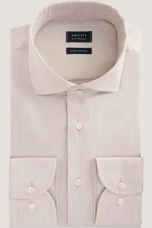 Profuomo Overhemd Katoen Stretch Dobby (Maat 38)