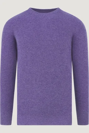SOCI3TY Trui Crewneck Kasjmier Paars (Maat L)