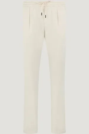 SOCI3TY Eazy Pant Katoen/Lyocell Off-white (Maat 50)
