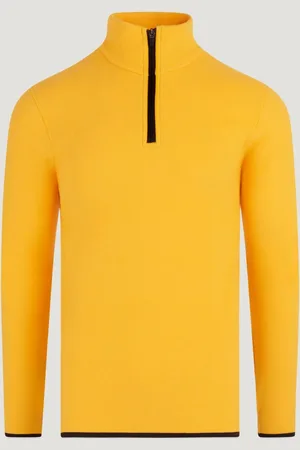 SOCI3TY Trui Half-zip Polar Fleece Yellow (Maat L)
