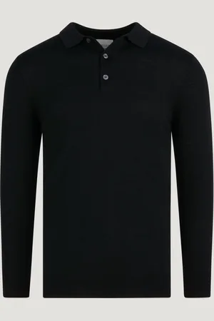 Profuomo Long Sleeve Polo Merinowol (Maat S)