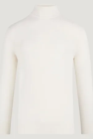 SOCI3TY Trui Turtleneck Katoen/kasjmier Starch (Maat L)
