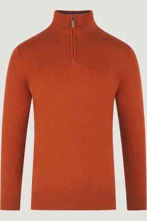 SOCI3TY Trui Half-zip Katoen/kasjmier Faience (Maat M)