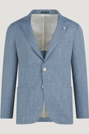 SOCI3TY Tweedelig Pak Wol/linnen (woven By Loro Piana) (Maat 48)