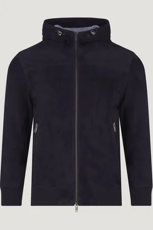 SOCI3TY Bomber Jacket Met Capuchon Suède (Maat L)