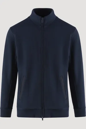 SOCI3TY Sweatvest Navy Katoen (Maat S)
