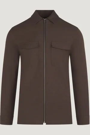 SOCI3TY Overshirt Wol Bruin (Maat S)