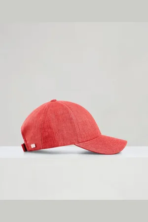Varsity Baseball Cap Gewassen Linnen (Maat M)