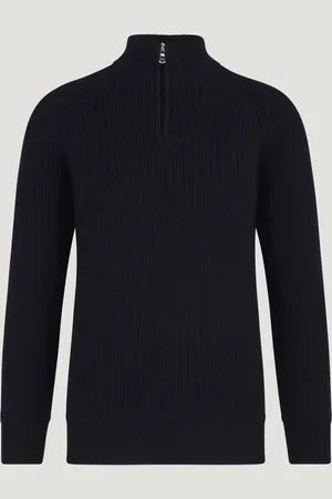 SOCI3TY Trui Half-zip Merinowol (Maat M)