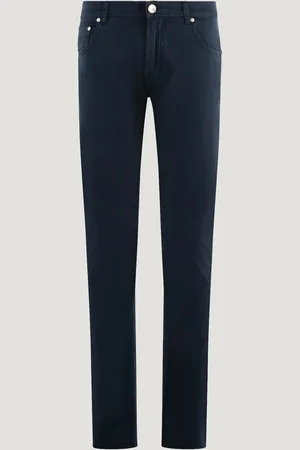 corneliani 5-Pocket Navy Katoen Stretch (Maat 32)