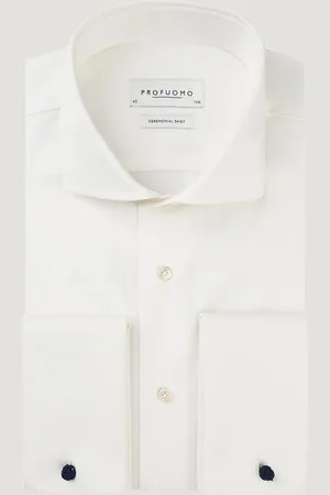 Profuomo Trouw Overhemd Twill (Maat 37)