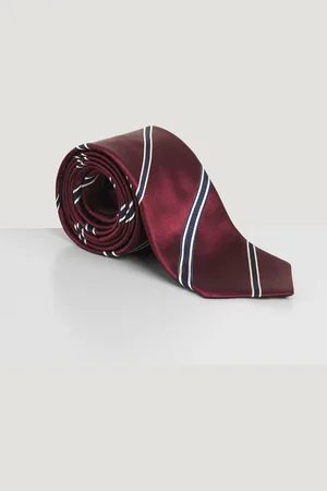SOCI3TY Das Zijde Bordeauxrood Gestreept (Maat One Size)