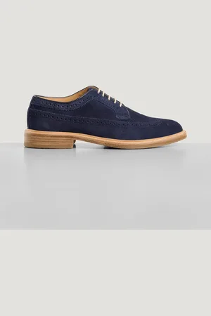 SOCI3TY Derby Schoenen Navy Suède (Maat 40)
