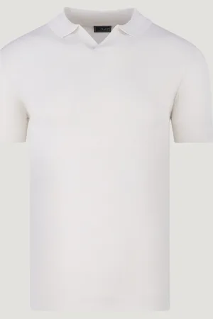 SOCI3TY Buttonless Tech Knit Polo Viscose/nylon (Maat L)