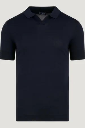 SOCI3TY Buttonless Tech Knit Polo Viscose/nylon (Maat L)