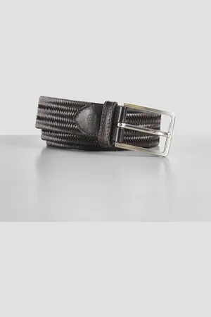 Profuomo Gevlochten Riem Leer (Maat 85)