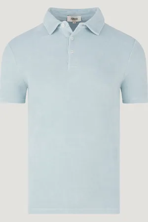 ALTEA Smith Organic Terry Cotton Polo Katoen Badstof Mintgroen (Maat L)