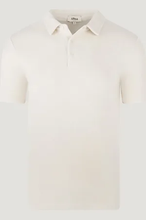 ALTEA Smith Organic Terry Cotton Polo Katoen Badstof Beige (Maat L)