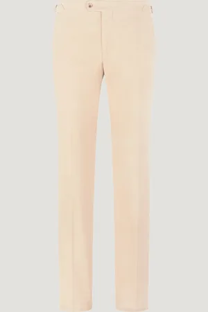 SOCI3TY Pantalon Beige Katoen Corduroy (Maat 48)