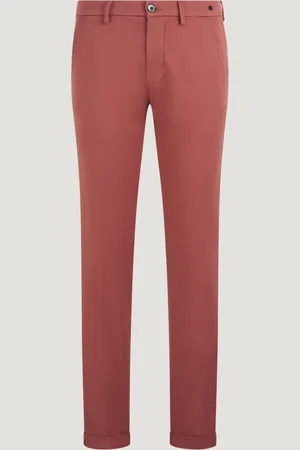 Masons Knitted Torino Chino Katoen Steenrood (Maat 52)
