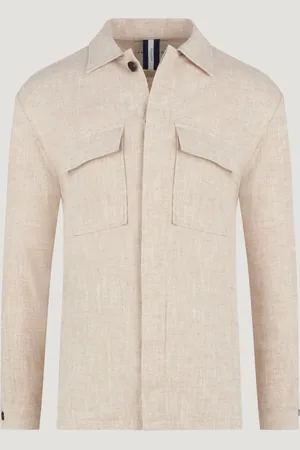 Profuomo Overshirt Linnen/katoen (Maat S)