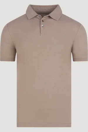 SOCI3TY Polo Cool Cotton Lichtbruin (Maat L)