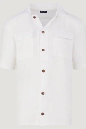 SOCI3TY Resort Shirt Gewassen Linnen (Maat L)