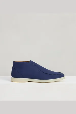 SOCI3TY City Loafer Linnen Blauw (Maat 40)