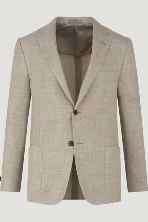 corneliani Colbert Scheerwol/zijde/linnen (Maat 46)