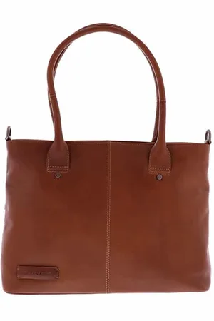 Plevier Laptoptas Dames Bruin - Leer