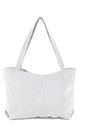 Monnq Shopper Dames Wit - Corduroy