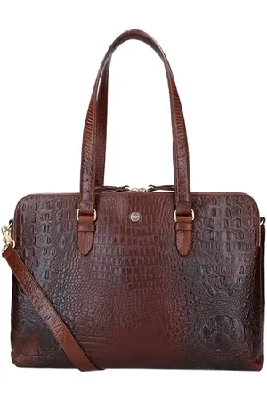 FMME Laptoptas Dames Bruin - Leer