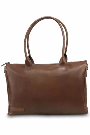 Plevier Laptoptas Dames Bruin - Leer