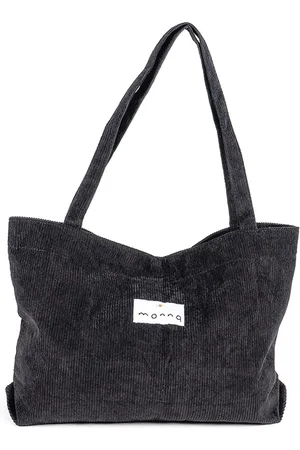 Monnq Shopper Dames Zwart - Corduroy