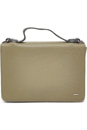 Berba Crossbodytas Dames Groen - Leer