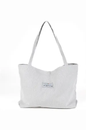 Monnq Shopper Dames Wit - Corduroy