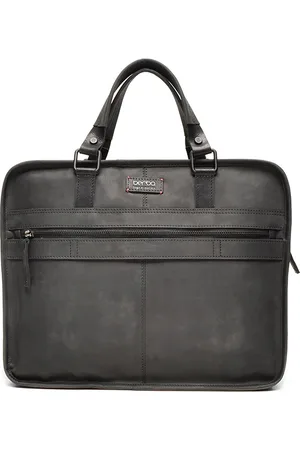 Berba Laptoptas Heren Zwart - Leer