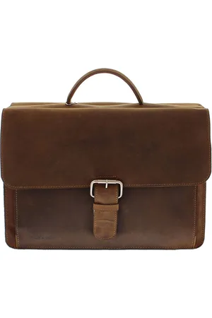 Plevier Laptoptas Dames Bruin - Leer