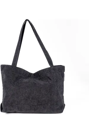 Monnq Shopper Dames Zwart - Corduroy