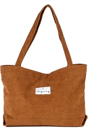 Monnq Shopper Dames Bruin - Corduroy
