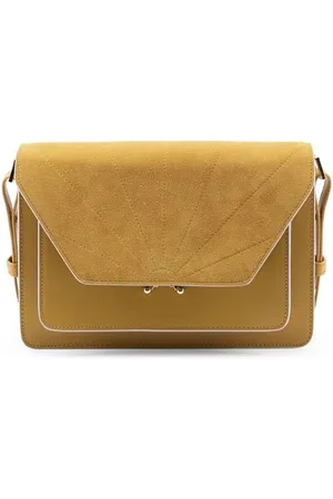 The Sticky Sis Club Crossbodytas Dames Geel - Vegan leer