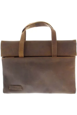 Plevier Laptoptas Dames Bruin - Leer