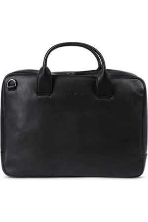 Plevier Laptoptas Dames Zwart - Leer
